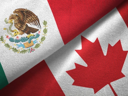 Relations commerciales Canada-Mexique / Drapeaux