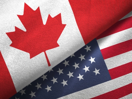 Relations commerciales Canada-États-Unis / Drapeaux