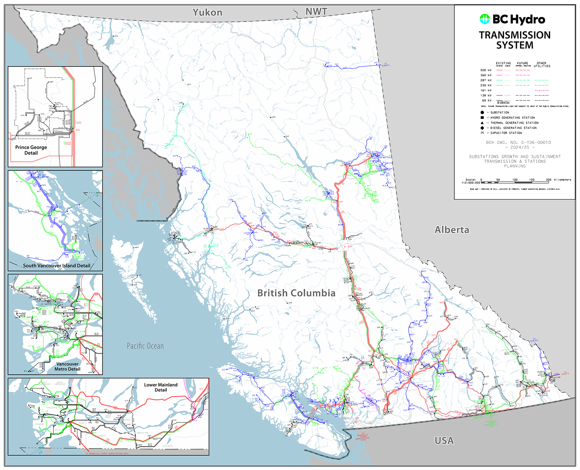 Carte de l’infrastructure de Trade & Invest BC