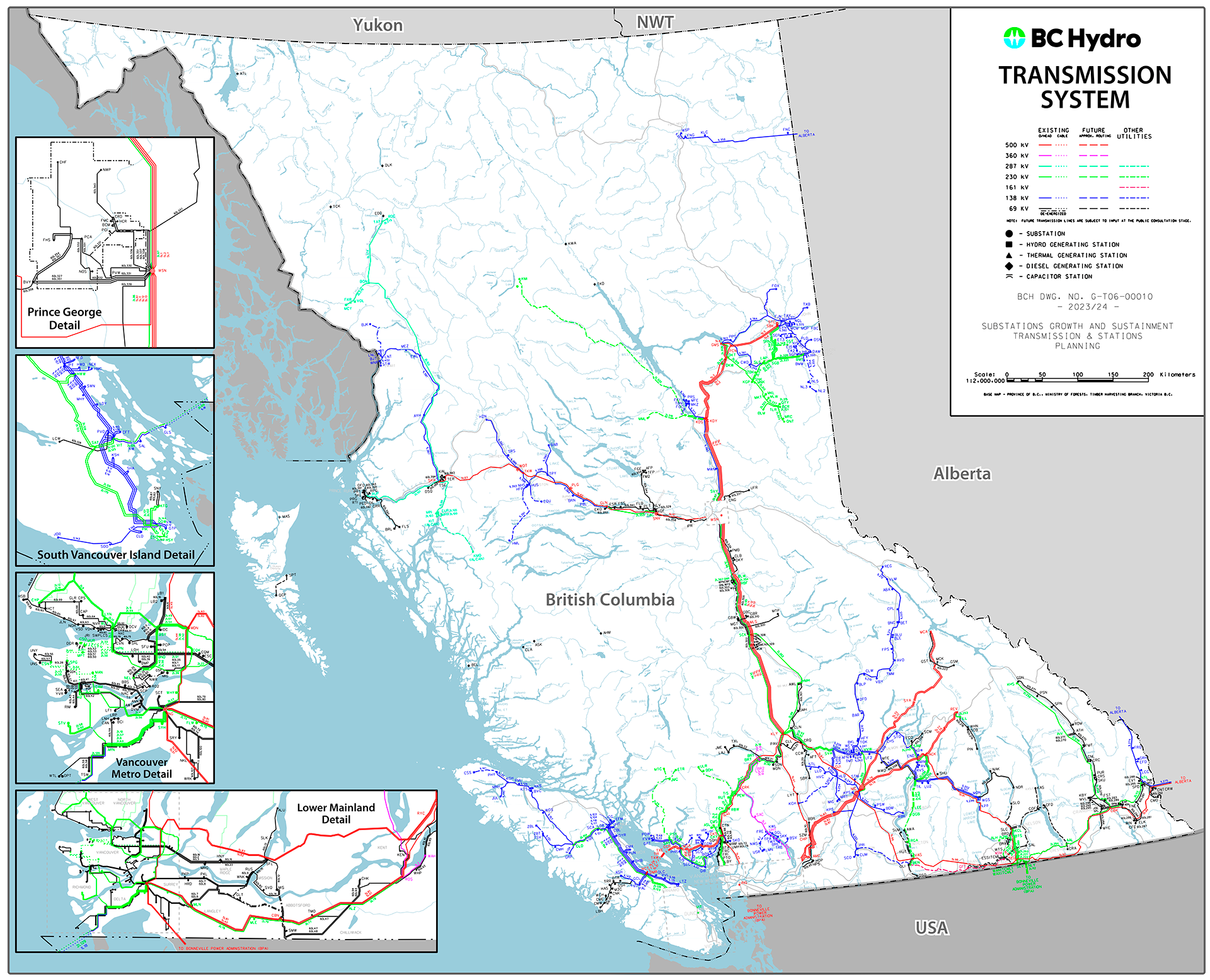 Carte de l’infrastructure de Trade & Invest BC
